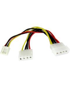 Micro SATA Cables IDE 4 Pin Power Connector to 4 Pin Floppy Disk and 4 Pin Power Connector Cable